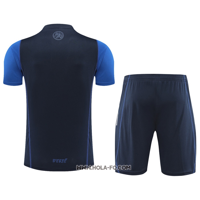 Chandal del Argelia 2023-2024 Manga Corta Azul - Pantalon Corto